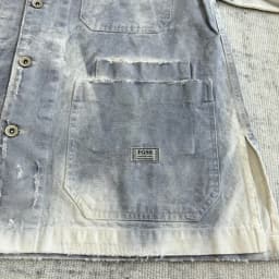 Soiled Multi Pocket Lapel Denim Jackets Embroidery Patch Label Men Women Winter Loose Casual Washed Vintage Gradient Jacket Coat