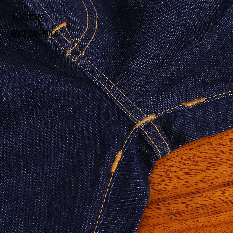 GT-0003 Red Tornado Indigo Selvage Washed Slim Fitting Pants Sanforized Raw Denim Jeans 12oz