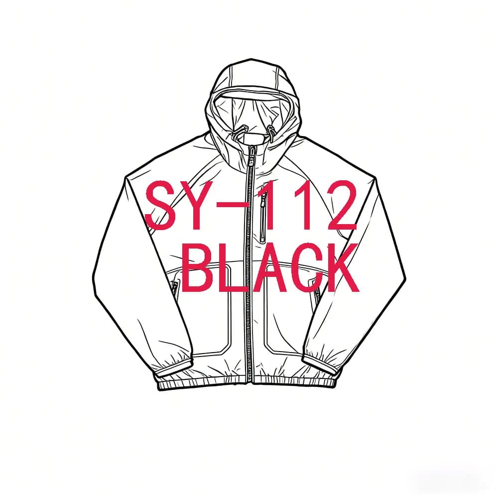 SY-112 Urban Jacket Converts To Crossbody Bag | Lightweight Packable Streetwear, Foldable Windbreaker with Sling Pack Design