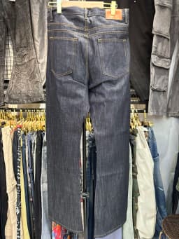 MIJKO BootCut Original Jeans Wide Leg Trousers Straight Button Design ZJ124