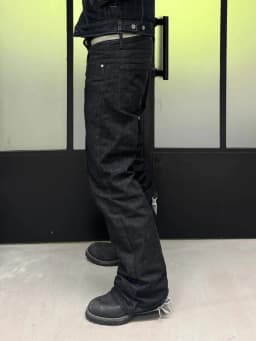 MIJKO BootCut Original Jeans Wide Leg Trousers Straight Button Design ZJ124