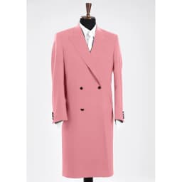 Fashion Black Men's Suits Jacket Peak Lapel Double Breasted Business Casual Slim Solid Long Coat Male Blazer Only One Jacket