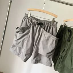 GOLDWIN 26SS Unisex Loose Fit Waterproof Ripstop Shorts Multi Pocket Lightweight Techwear Outdoor Hiking Gorpcore Knee Length