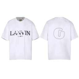 Gallery Dept Summer High Street Letter Print Loose Cotton T-Shirt