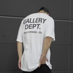 Gallery Dept Summer High Street Letter Print Loose Cotton T-Shirt