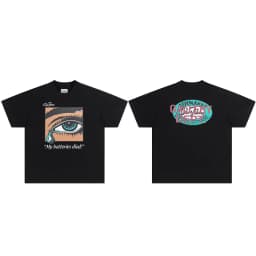 Gallery Dept Summer High Street Letter Print Loose Cotton T-Shirt