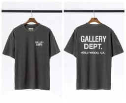 Gallery Dept Summer High Street Letter Print Loose Cotton T-Shirt