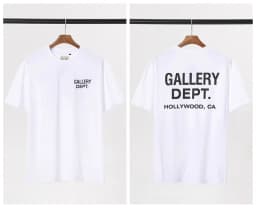Gallery Dept Summer High Street Letter Print Loose Cotton T-Shirt