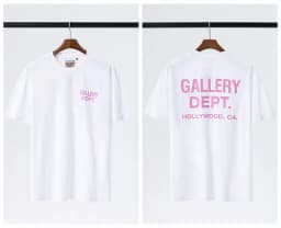 Gallery Dept Summer High Street Letter Print Loose Cotton T-Shirt