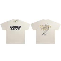 Gallery Dept Summer High Street Letter Print Loose Cotton T-Shirt