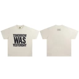 Gallery Dept Summer High Street Letter Print Loose Cotton T-Shirt