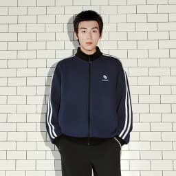 Semir Men Jacket Track Stripe Colorblock Letter Embroidery Loose Stand Collar Casual Autumn Outerwear Daily Wear 2026