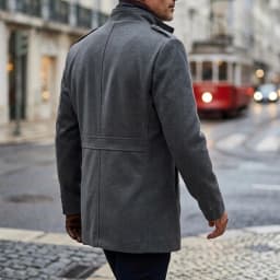 New Men's Autumn/Winter Trench Coat - Double-Layered with Multi-Pockets | Practical Streetwear & Business Casual Jacket Mans