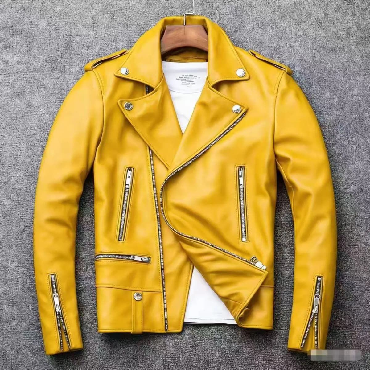 Men's Autumn Winter PU Leather Jacket, Motorcycle Biker Style Faux Leather Coat, Factory Direct Sales Casual Outerwear for Men