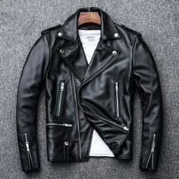 Men's Autumn Winter PU Leather Jacket, Motorcycle Biker Style Faux Leather Coat, Factory Direct Sales Casual Outerwear for Men