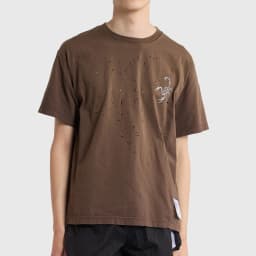 Satisfy Running Wormhole Scorpion Reflective Print Short Sleeve T-Shirt