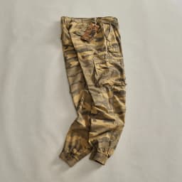 Autumn New American Retro Comfortable Camouflage Stretch Cargo Pants Men's Fashion Loose Multi-pocket Straight Casual Trousers
