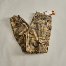 Autumn New American Retro Comfortable Camouflage Stretch Cargo Pants Men's Fashion Loose Multi-pocket Straight Casual Trousers