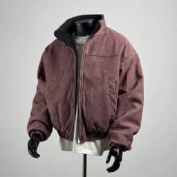 KIDWHXR Winter Men Jacket Thicken Fleece Warm Stand Collar Male Cargo Coat Loose Long Sleeve Zipper Man Casual Outerwear