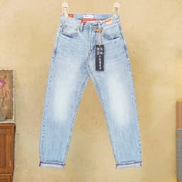 11oz 100% Cotton Red Selvedge Denim Jeans for Men Spring Summer Casual Slim Tapered Straight Leg Light Blue Washed Pants 5KM