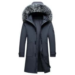 2025 winter new down jacket hooded jacket for couples, fashionable and casual, loose and versatile top, mid to long men's style