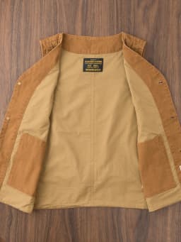 Heavyweight Amekaji American Retro Double-layer 12oz Canvas Outdoor Layered Vest Pockets Workwear Vest for Men Spring Autumn