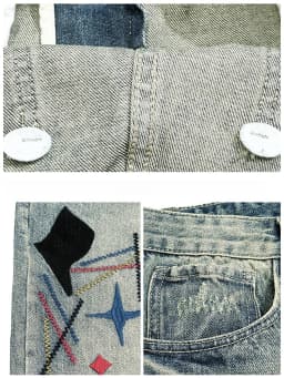 High Quality Streetwear Ragged Patch Embroidery Ripped Jeans For Men Fashion Men Clothing Distressed Denim Pants Male Trousers