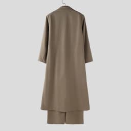 INCERUN Men Sets Solid Lapel Long Sleeve Blazer & Jumpsuits Pants Two Pieces Sets Streetwear Loose Fashion Casual Men's Suits
