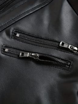 Motorcycle Leather Jackets Man Casual Fashion Motorcycle Coat Slim Fit Lapel PU Jackets Autumn Anti-wind Leather Coat Male