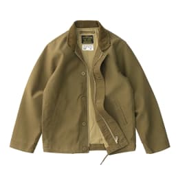 4603# 2024 Spring and Autumn New American Retro 11.5OZ Casual N1 Deck Jacket Men's Simple 100% Cotton Locomotive Cargo Coat