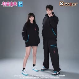 Moeyu Hatsune Miku Hooded Sweatshirt Women Jackets T-shirt for Men Anime Vocaloid Cosplay Costume Casual Hoody Ita Clothing