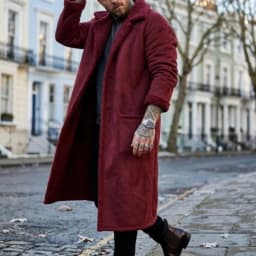 2026 Winter Long Coat Grab Fleecy Casual Coat New Street Fashion Outerwear Overcoat Plus-size Men's Long Windproof Suede  Jacket