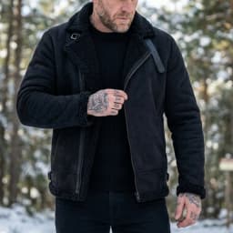 Men Winter Jacket Faux Suede Fleece Lined Warm Coat Zip Up Lightweight Thickened Outdoor Hunting Windproof Winter Man's Jackets