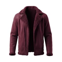 Men Winter Jacket Faux Suede Fleece Lined Warm Coat Zip Up Lightweight Thickened Outdoor Hunting Windproof Winter Man's Jackets