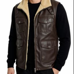2026 Outdoor Waistcoat Men Leather Vest Middle-aged Outdoor Fishing Summer Vest Casual Thin Tooling Drawstring Sleeveless