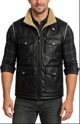 2026 Outdoor Waistcoat Men Leather Vest Middle-aged Outdoor Fishing Summer Vest Casual Thin Tooling Drawstring Sleeveless