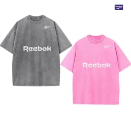 2026 Reebok Men's Summer Sports T-Shirt, Featuring Y2K Retro Fashion Style, in Standard European Size with a Loose Fit.