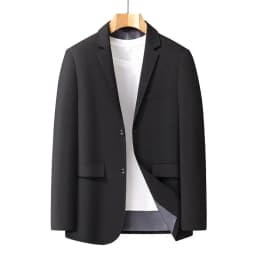 High-Quality Men's Fashionable Casual Versatile Business Suit Jacket Elastic Style Spring Autumn Trendy Outerwear