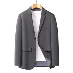 High-Quality Men's Fashionable Casual Versatile Business Suit Jacket Elastic Style Spring Autumn Trendy Outerwear