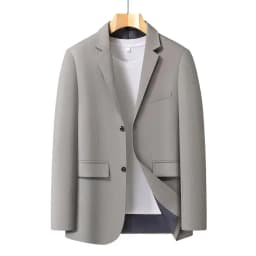 High-Quality Men's Fashionable Casual Versatile Business Suit Jacket Elastic Style Spring Autumn Trendy Outerwear