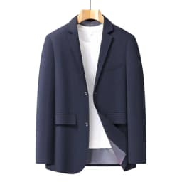 High-Quality Men's Fashionable Casual Versatile Business Suit Jacket Elastic Style Spring Autumn Trendy Outerwear