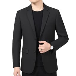 High-Quality Men's Fashionable Casual Versatile Business Suit Jacket Elastic Style Spring Autumn Trendy Outerwear