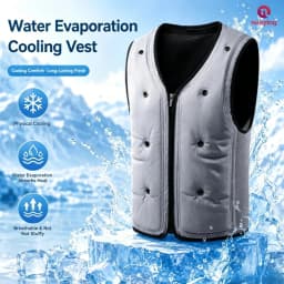 Lightweight Evaporative Cooling Vest, Summer Physical Water Cooling Sleeveless Jacket, Outdoor Physical Refrigeration Air Conditioning Vest