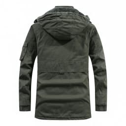 New Winter Men Hooded Long Jackets Fleece Warm Parkas Winter Jackets Good Quality Male Outdoors Casual Winter Coats Size 4XL