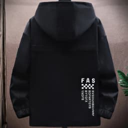 Fashion 2026 Spring Autumn Men's Casual Hooded Jackets Outdoor Zipper Windbreaker Coats Streetwear Plus Size M-4XL Tops Clothing