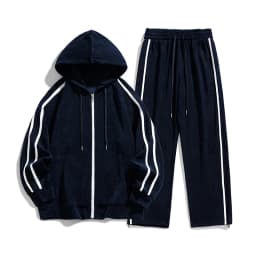 Big Size 8xl 7xl Corduroy Men's Tracksuit Set Black Hoodie Pants 2pcs Suits Autumn Winter Jacket Hooded Oversize Sportswear Man
