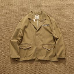 Lapel style workwear retro Fengshui washing old denim jacket top men's pure cotton woven casual single jacket trendy