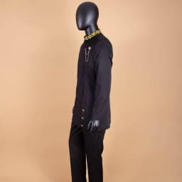 Men's 2 Pieces Suit Elegant Single Breated Slim Fit Embroidery Blazer Pants Set African Clothes Party Wedding A2316025