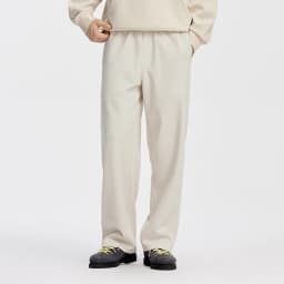 Semir Men Pants Solid Loose Straight Drawstring Knit Soft Touch Casual Style Autumn Trousers Urban Daily Wear 2026