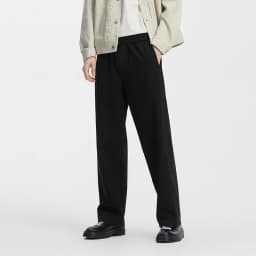 Semir Men Pants Solid Loose Straight Drawstring Knit Soft Touch Casual Style Autumn Trousers Urban Daily Wear 2026